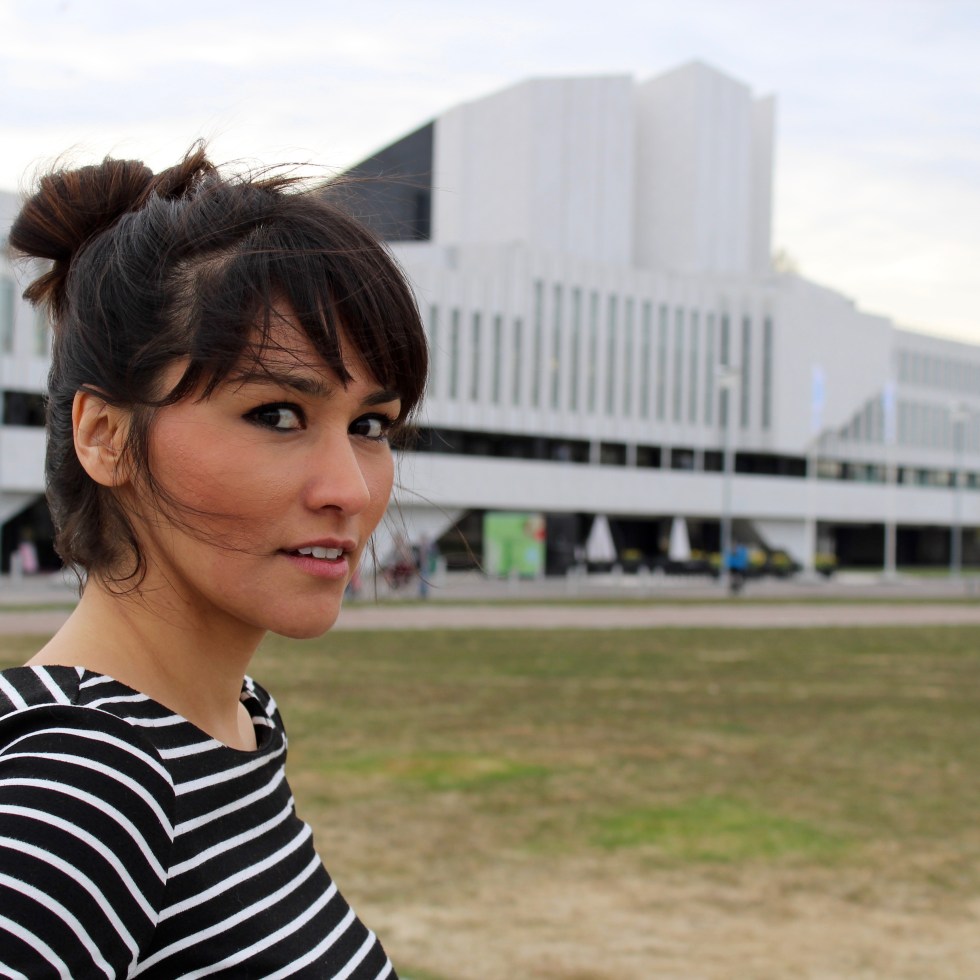 Natalia Rincón in Helsinki in 2017. Photographed for the project Finland My Home