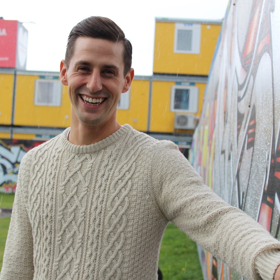 James Meachin pictured in Helsinki by Finland My Home